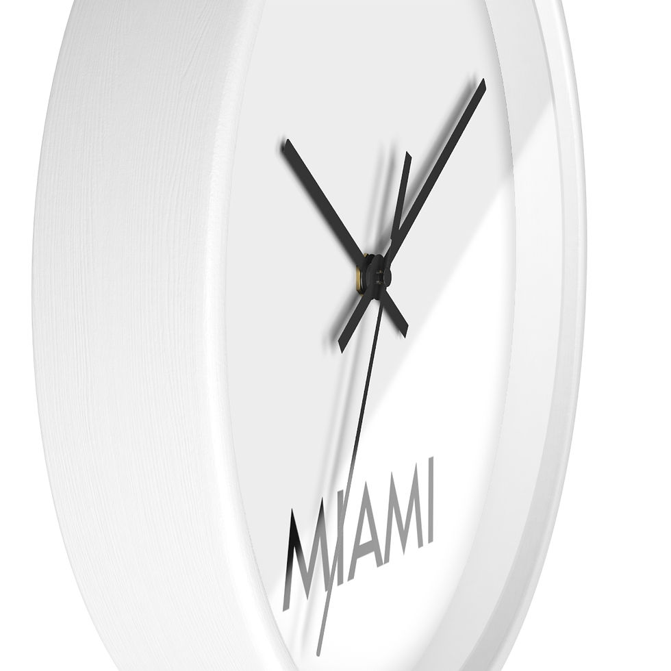 Thumbnail: Miami Wall Clock - Minimalist
