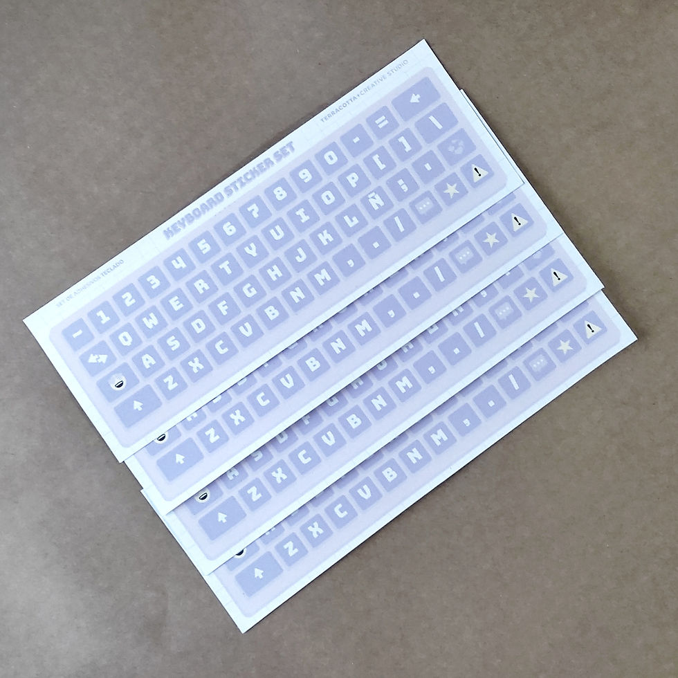 Miniatura: Set de stickers "Teclado"