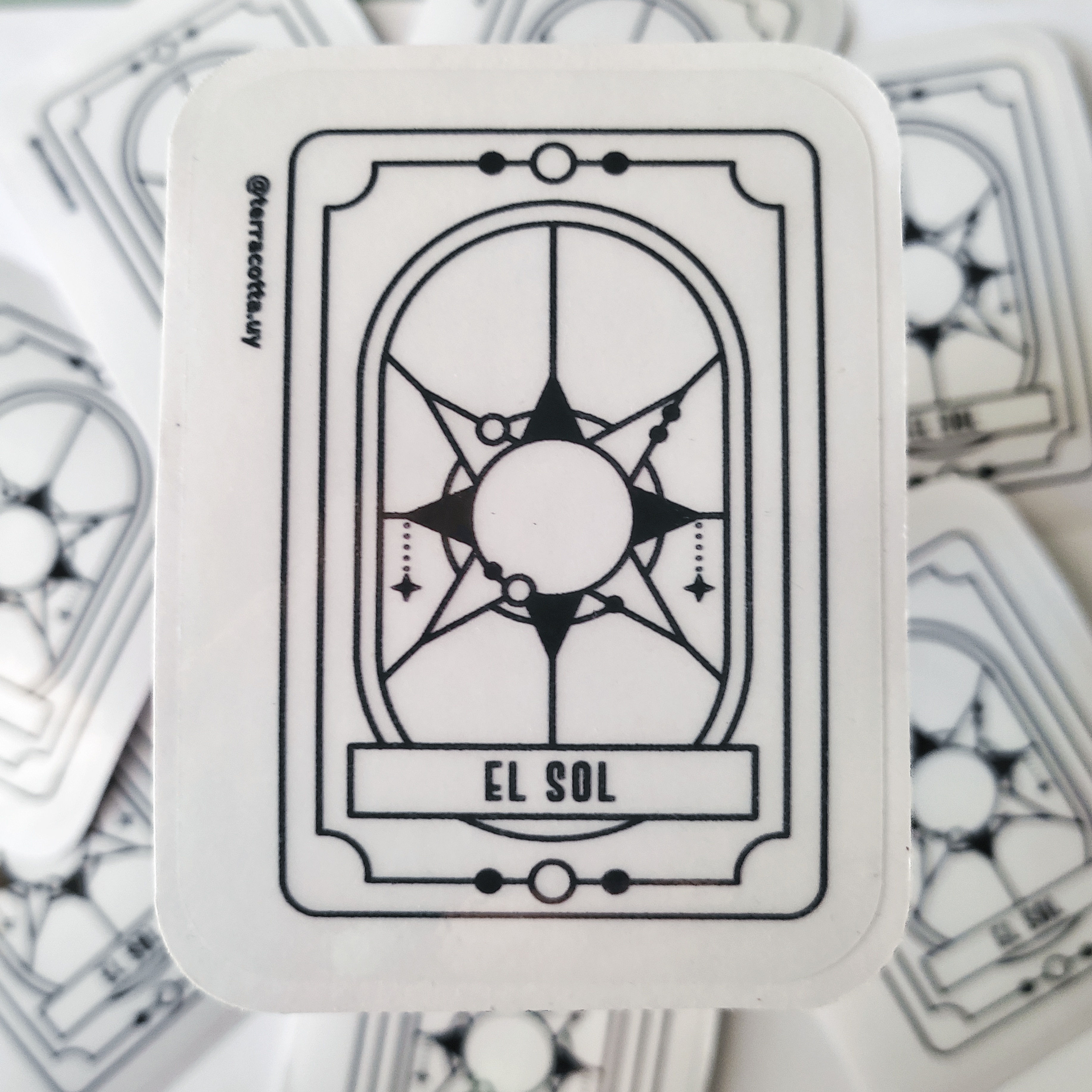 Sticker transparente "El Sol"