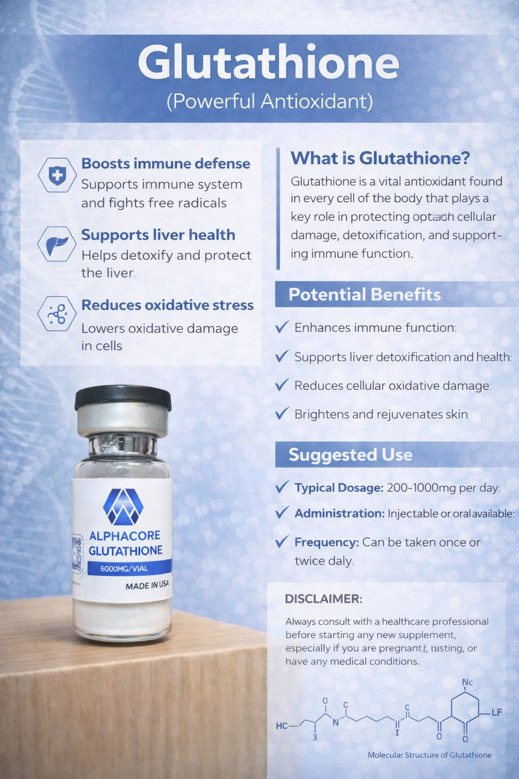 GLUTATHIONE (600mg)