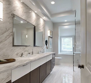 Enhance the beauty and functionality of your bathroom with our professional countertop installation