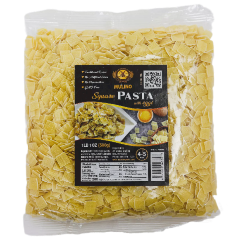 MULINO EGG PASTA SQUARE 500G