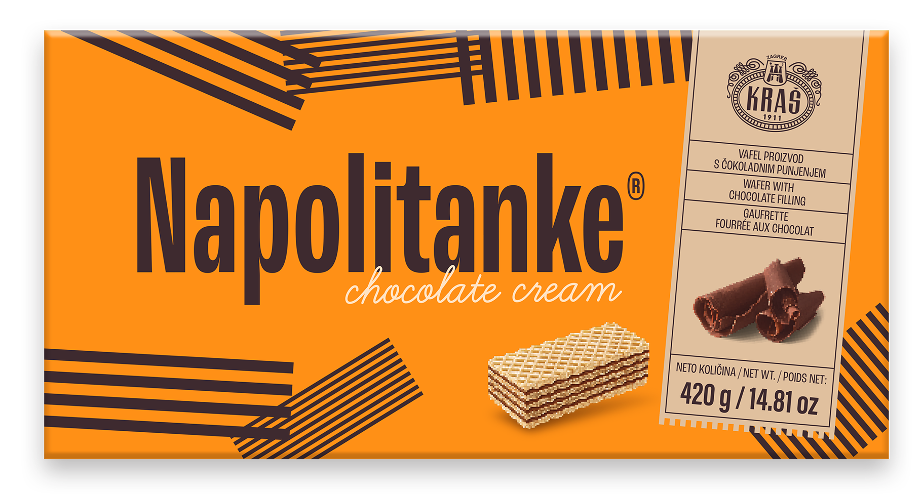 Napolitanke Chocolate Cream