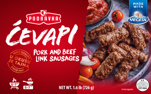 Cevapi Pork and Beef Link Sausages