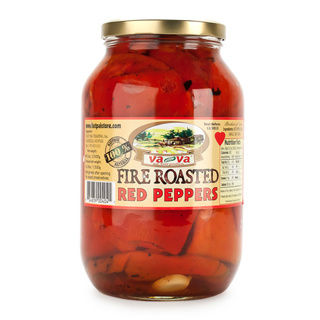 Fire Roasted Red Peppers w/Garlic