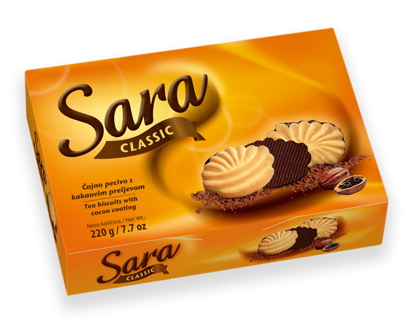Sara Classic Choc Cover Biscuit