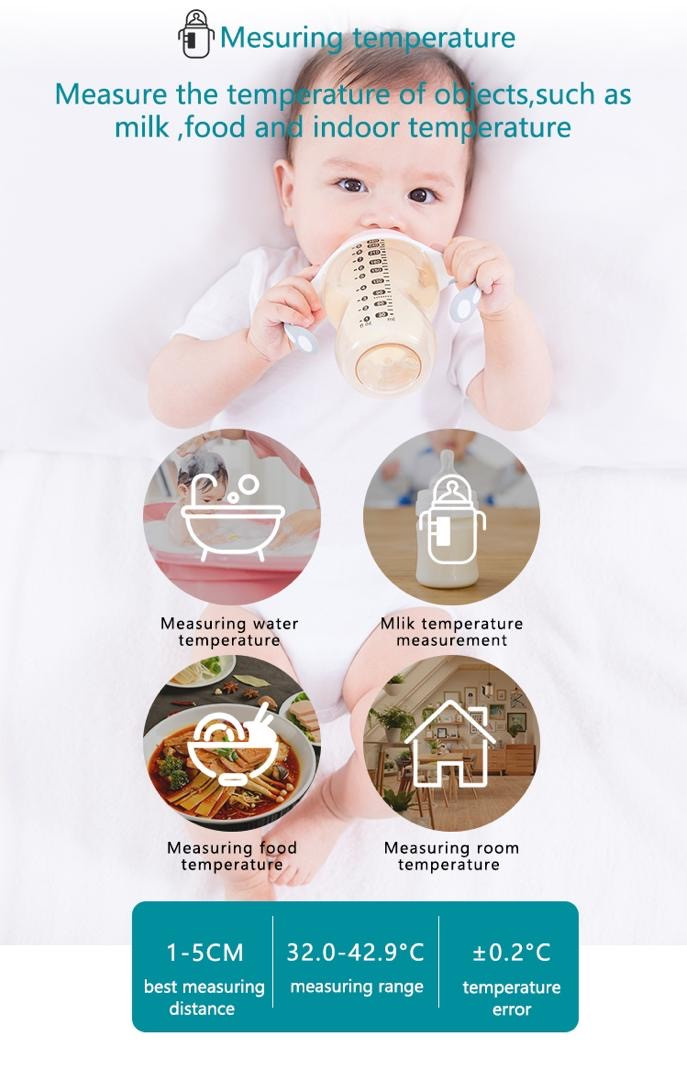 Thumbnail: FDA-Approved Infrared Digital Thermometer - (12 Pack)