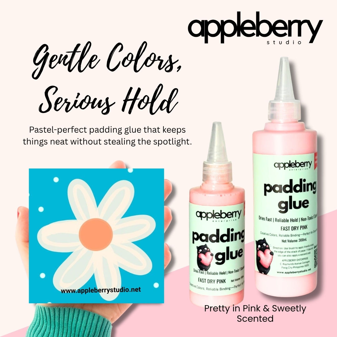 Pink Scented Padding Glue for notepad