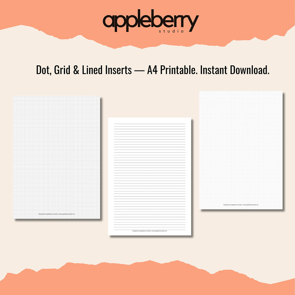Thumbnail: Personalized Floral Girl Notebook Covers + Printable Inserts — Instant Download
