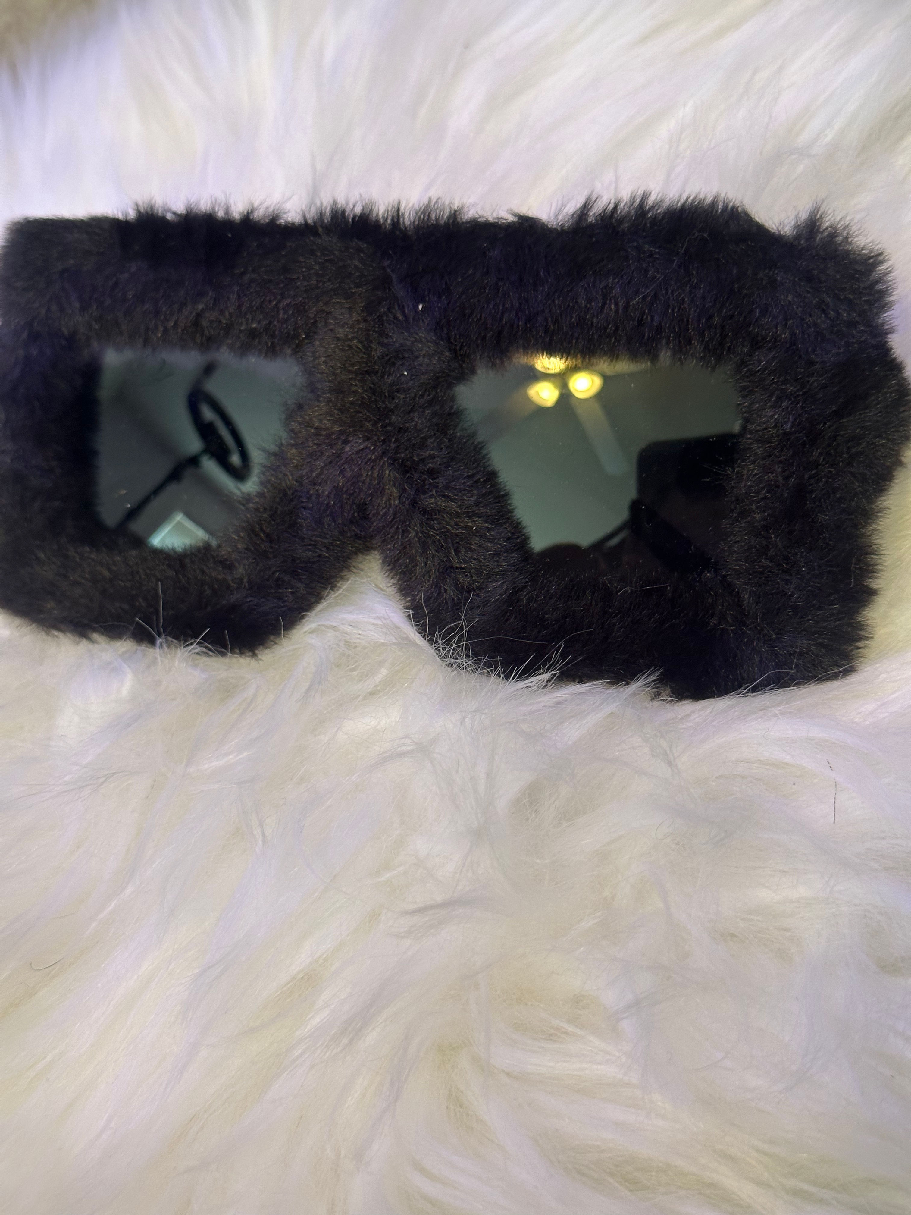 Square Fur Shades 