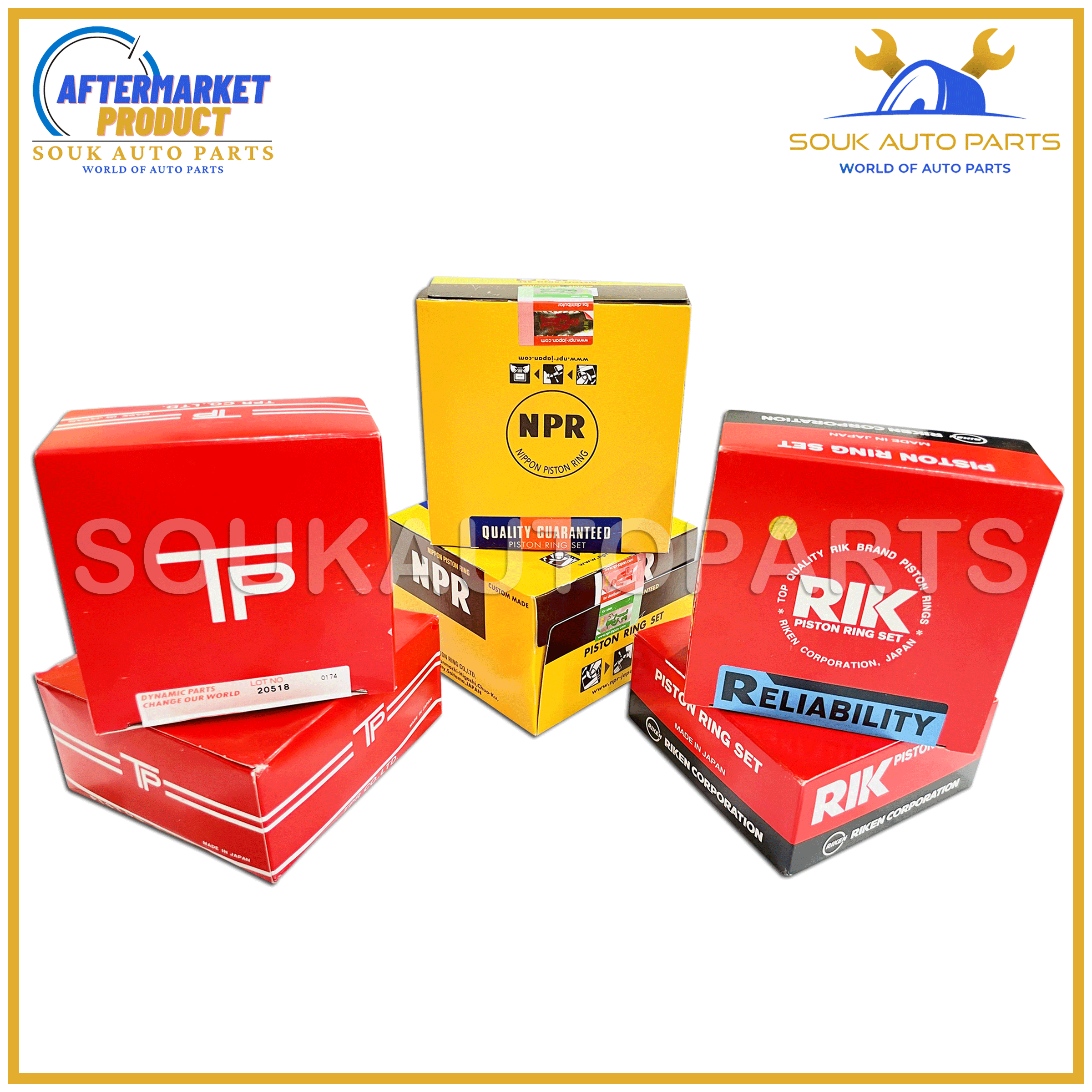 13011-58050 Piston RING SET 14B 102MM Std Toyota DYNA TOYOACE COASTER 3.7Ltr