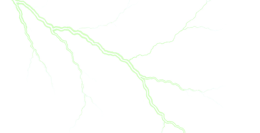 Green electrical spark