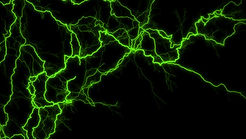 Green lightning back background