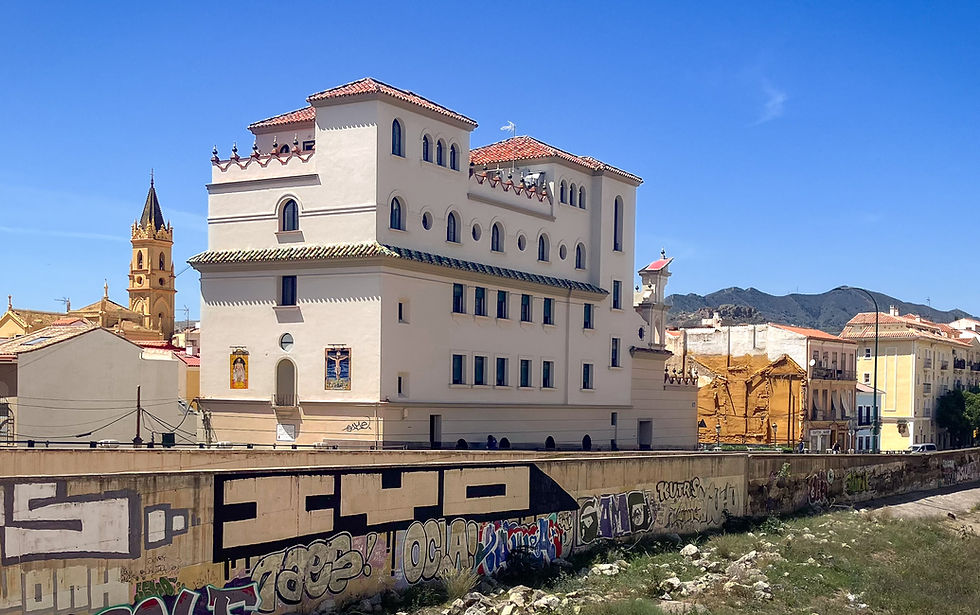 La Trinidad neighbourhood on the west bank of the Guadalmedina River in Málaga