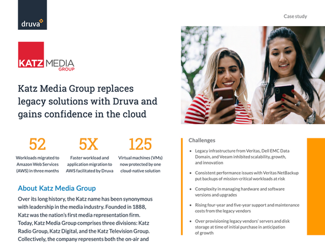 Druva. Case study. LuccaZara