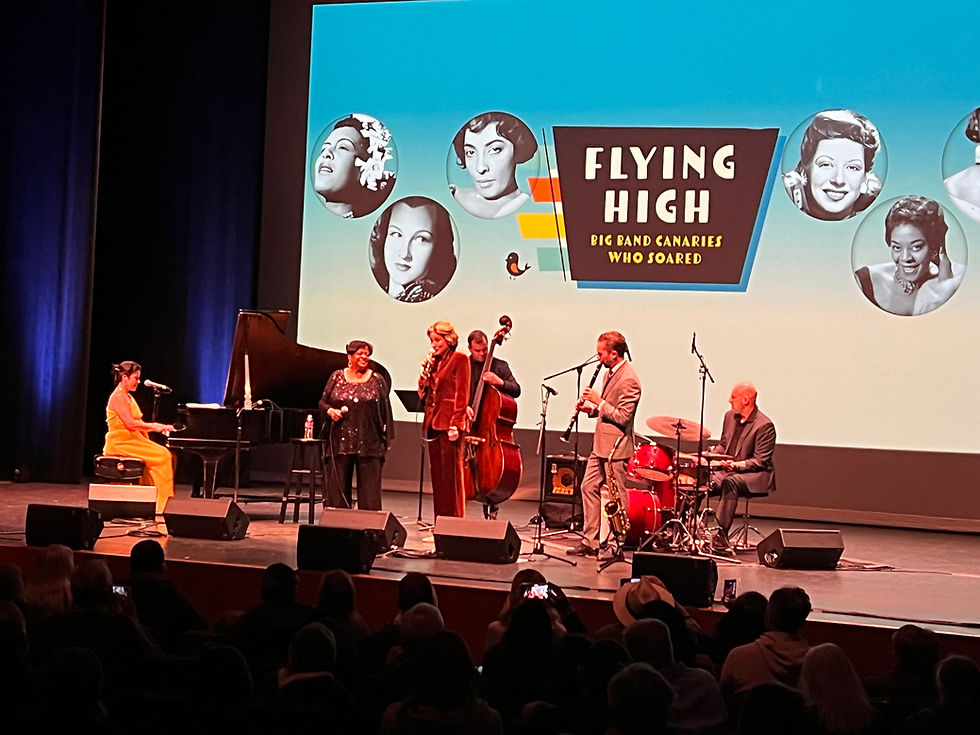 Flying High March 2025 in Claremont, CA - Champian Fulton Trio w/ Carmen Bradford & Elizabeth Bougerol