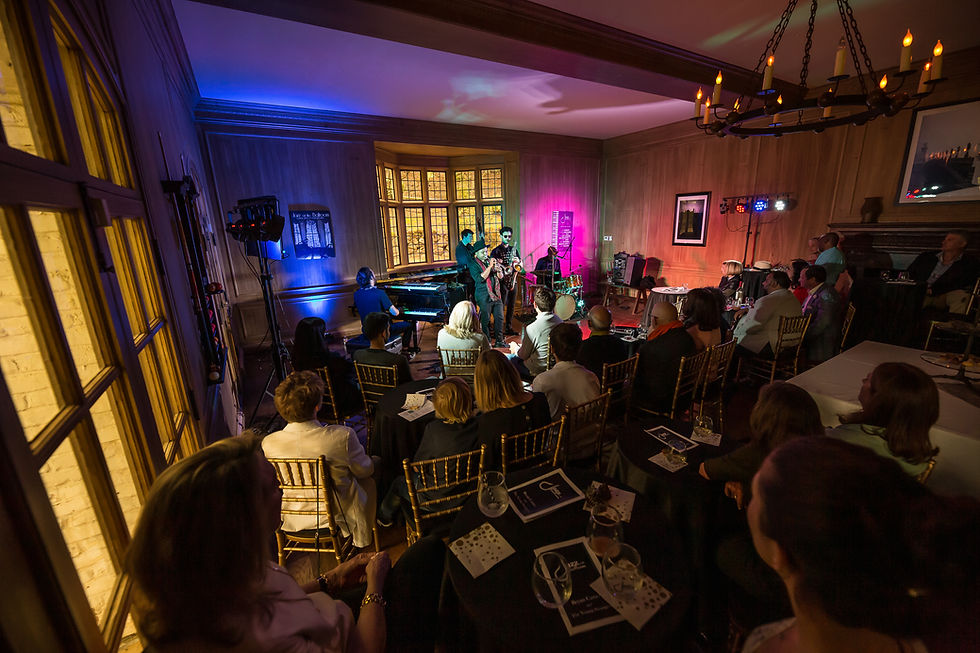 Bryan Carter and the Young Swingers in the ballroom