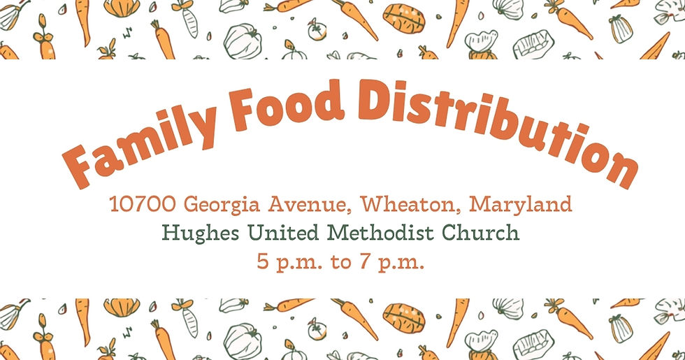 Family Food Distribution / Distribución de alimentos para familias