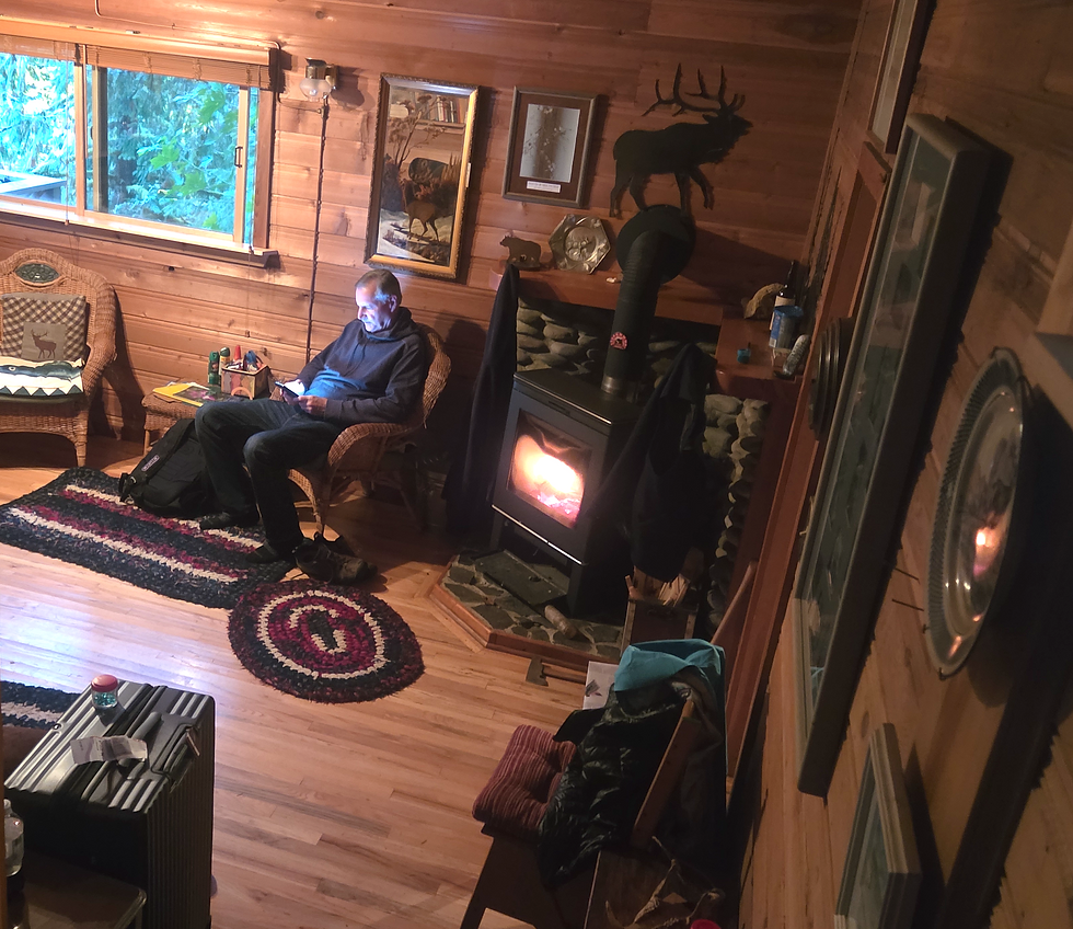 Welch Cabin sitting room