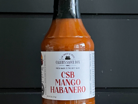 CSB Mango Habanero sauce is now in the bottle.
