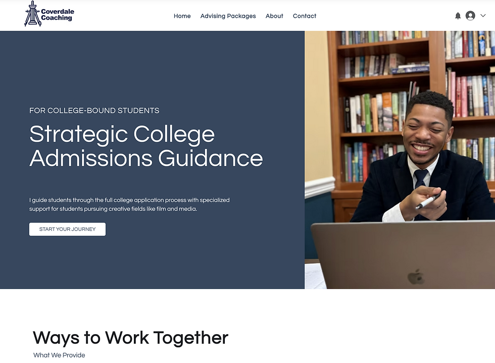 Coverdale Coaching Website