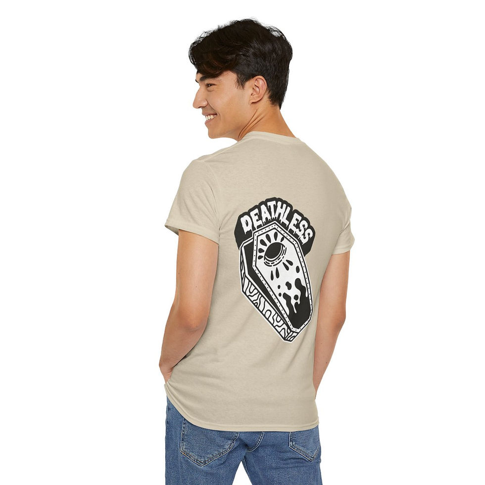 Thumbnail: Deathless coffin t shirt