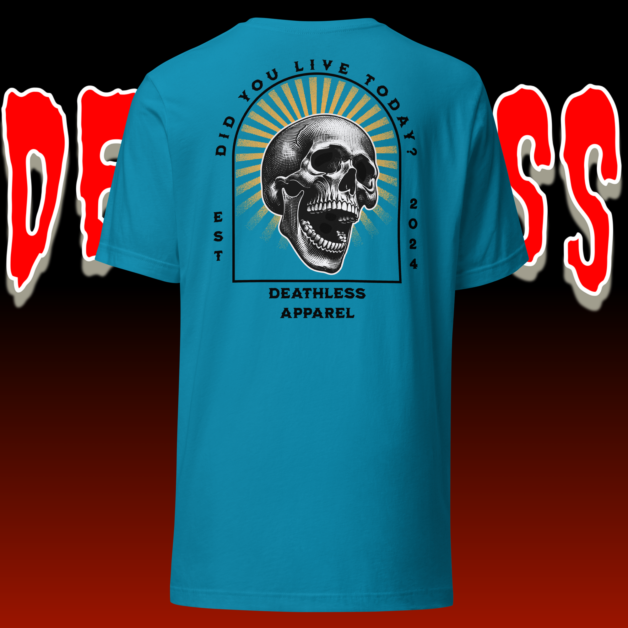 Did You Live Today Skull Tee | Alternative Streetwear