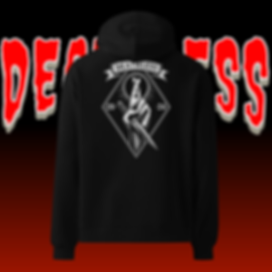 Crossed Fingers & Sharp Blades Oversized Hoodie | Deathless Apparel