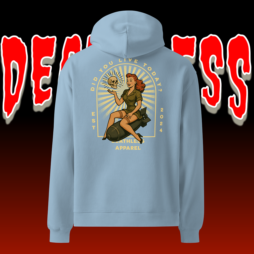 Thumbnail: Did You Live Today Pinup Hoodie | Alternative Streetwear