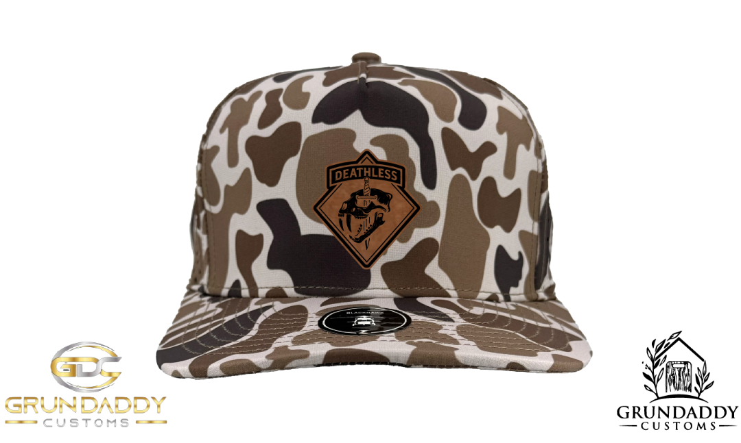 Dying breed camo trucker hat