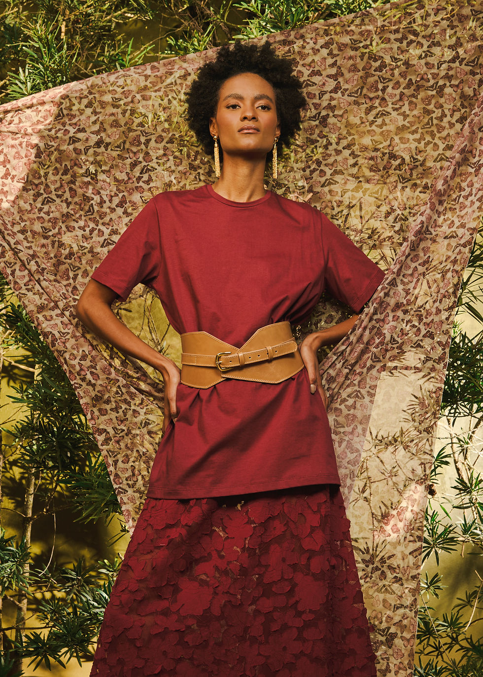 Miniatura: CAMISETA ALICE BURGUNDY