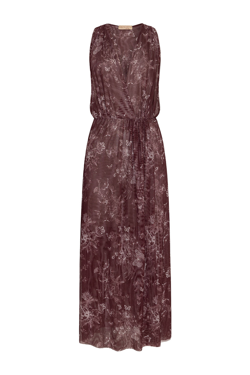 Miniatura: KAFTAN CELINA BURGUNDY