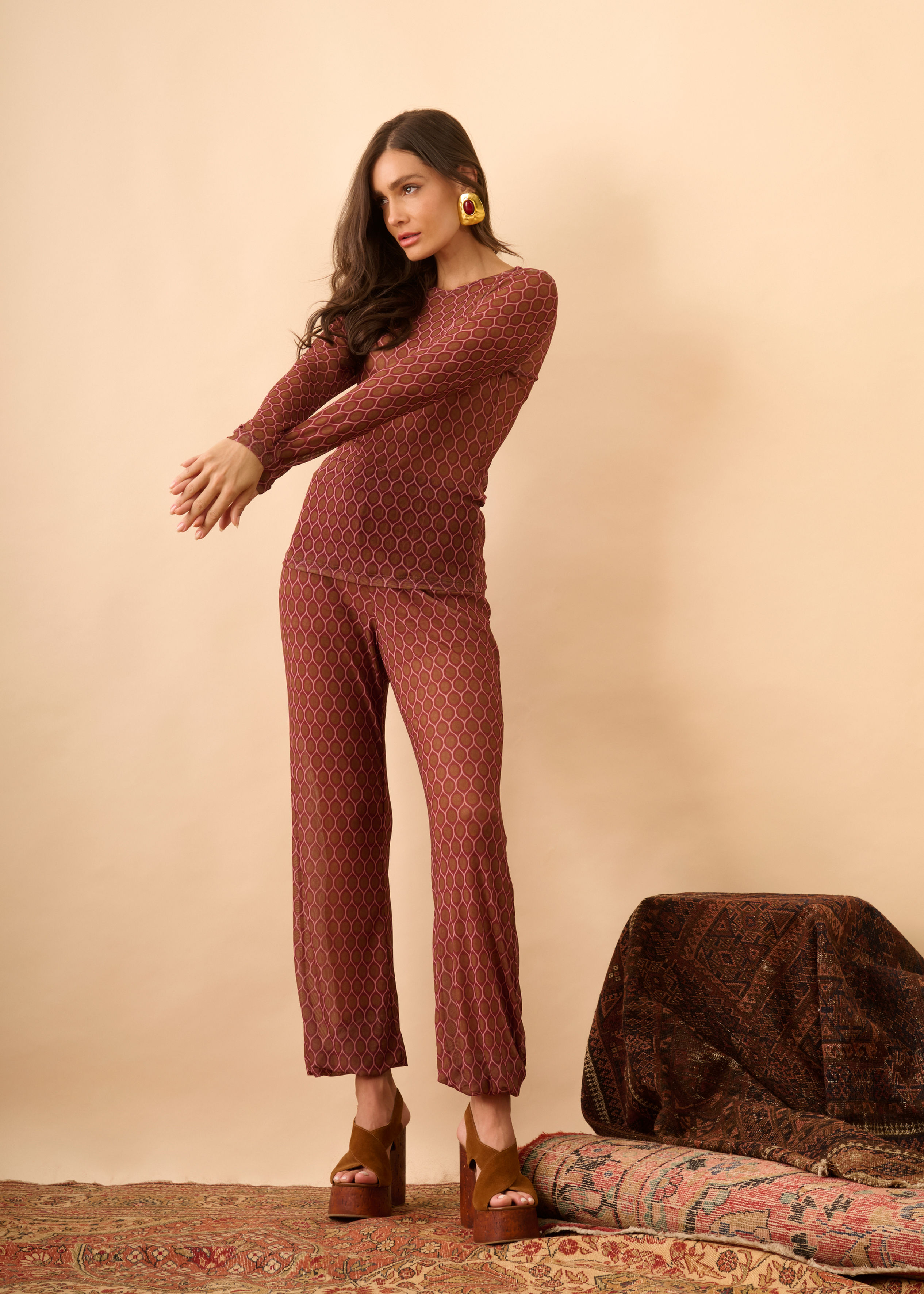 BLUSA SAMIRA GEOMETRICA