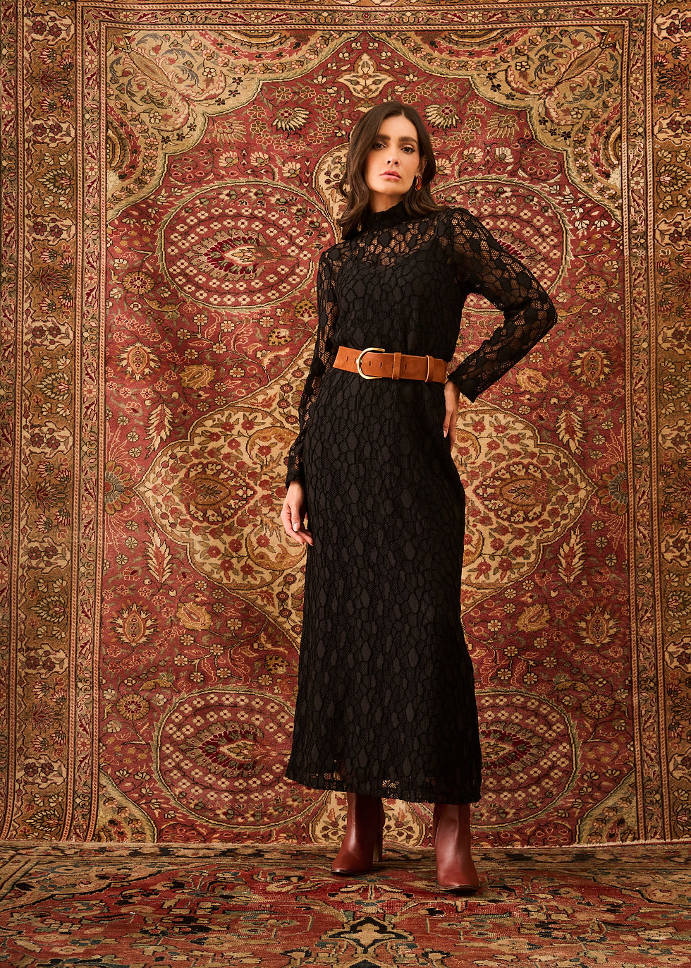 Miniatura: VESTIDO RIADE PRETO