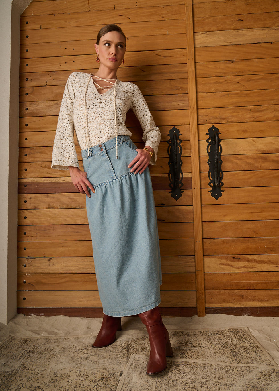 Miniatura: BLUSA AZIZ OFF WHITE