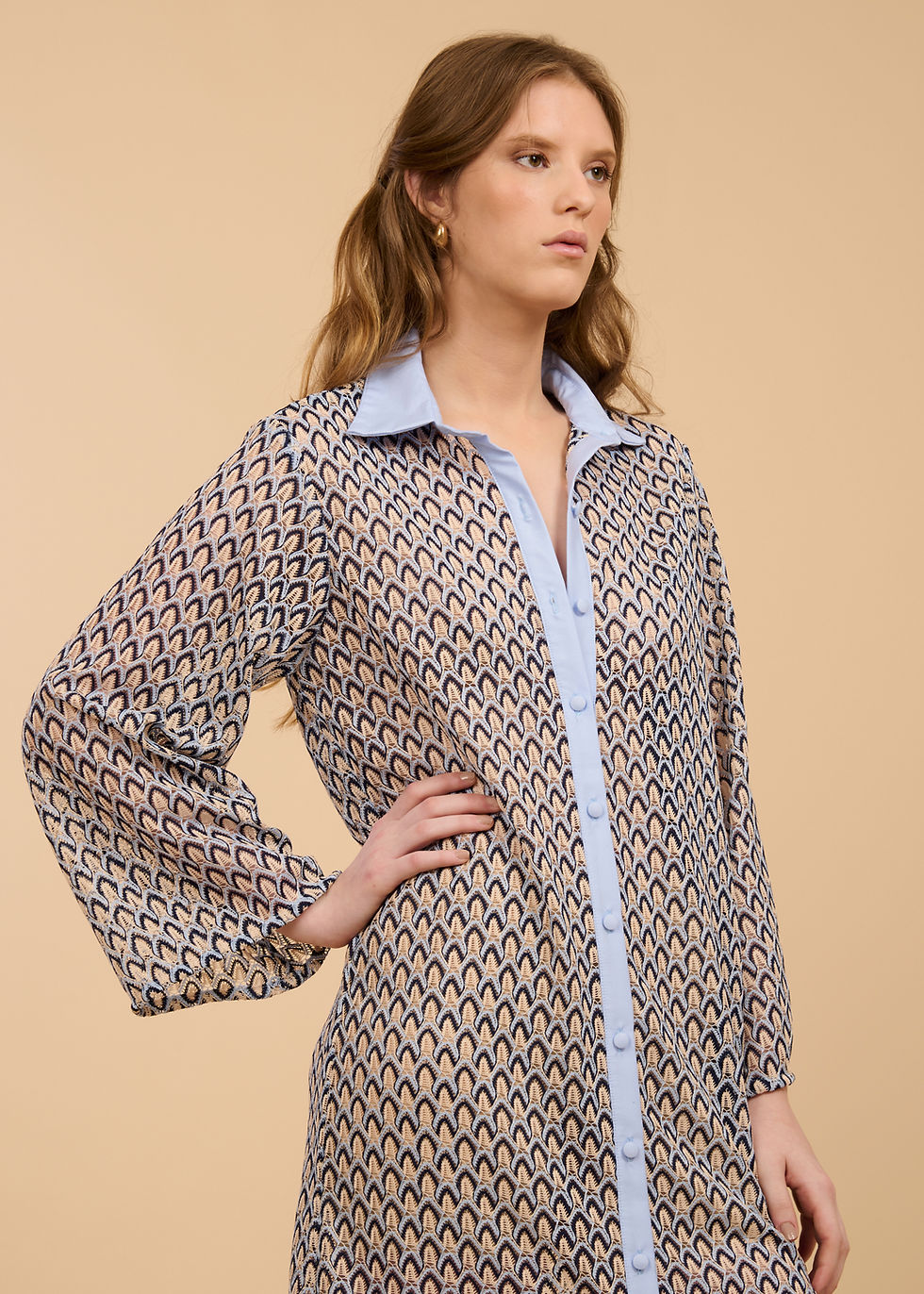 Miniatura: KAFTAN LIANA AZUL