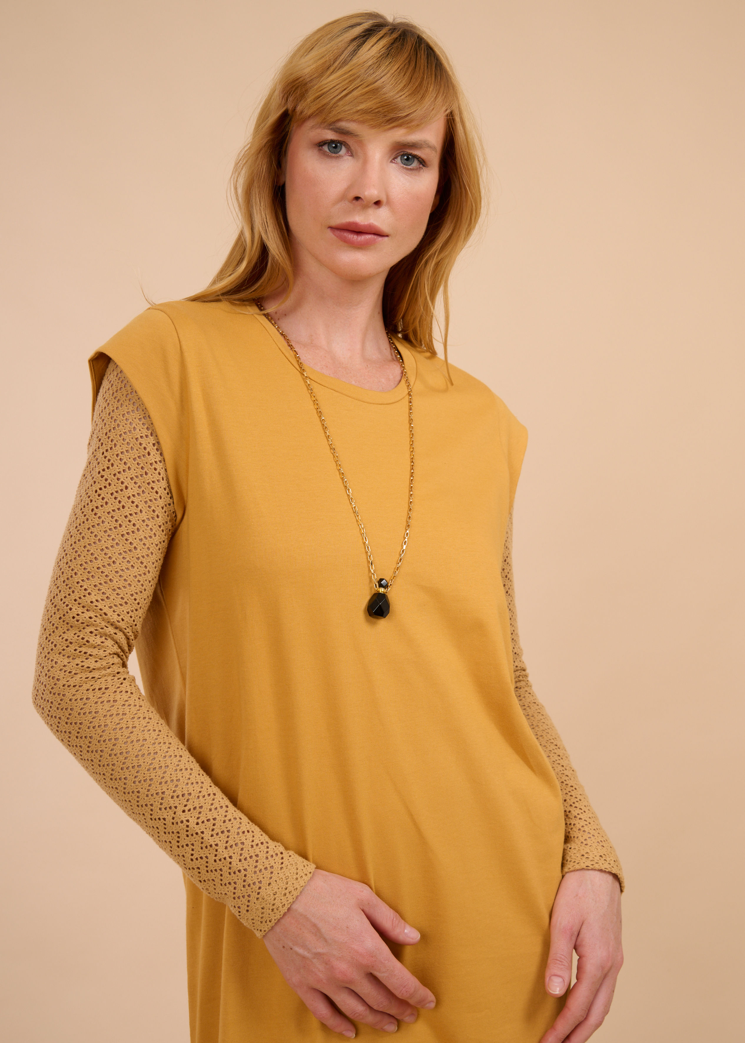 VESTIDO TAMARA GOLD 