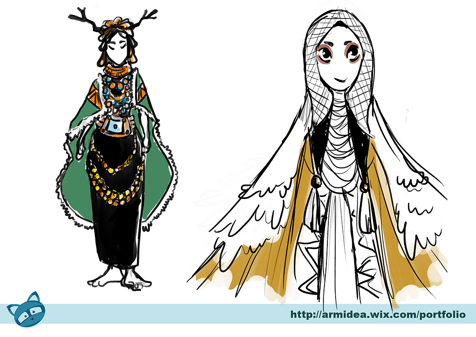 Charadesign for the main character