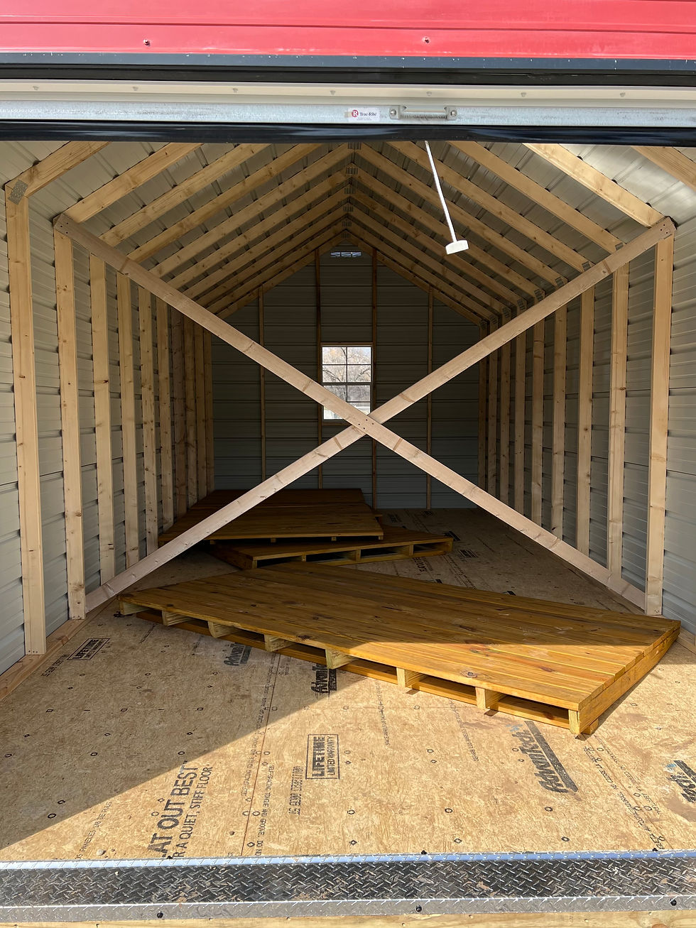 Thumbnail: 12x24 Value Shed with 9' Roll Up Door