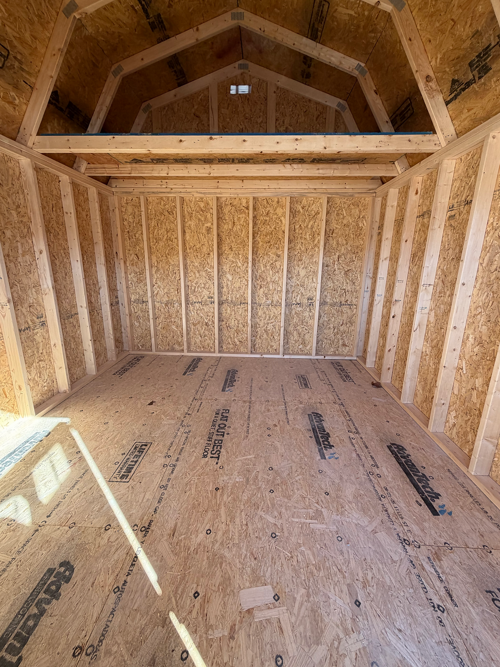 Thumbnail: 10x12 Lofted barn shed for sale in the Kansas City area.