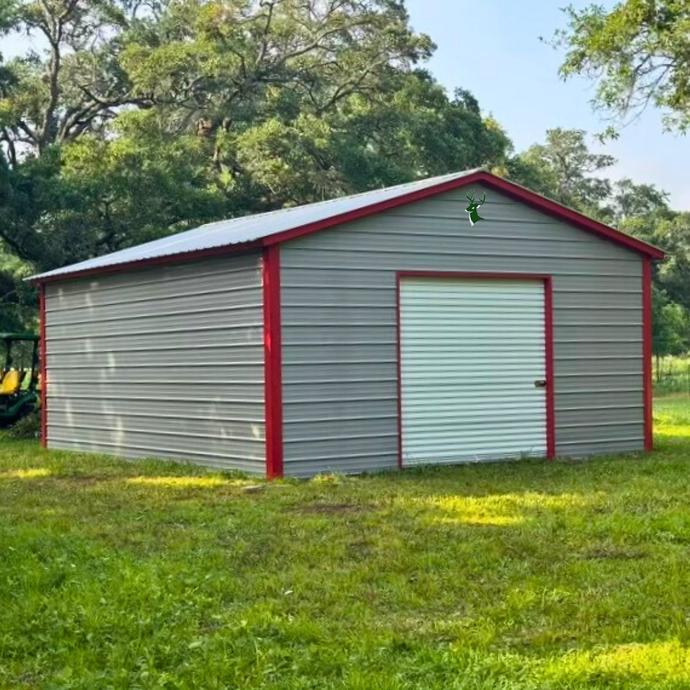 24x36x10 Metal Garage