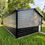 Thumbnail: Secure & Stylish 20X40X9 Steel Garage Rear View
