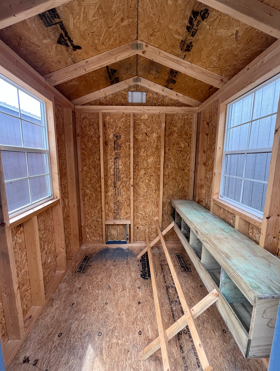 Thumbnail: 6x12 Chicken coops for sale at The Shed House in Leavenworth Kansas.