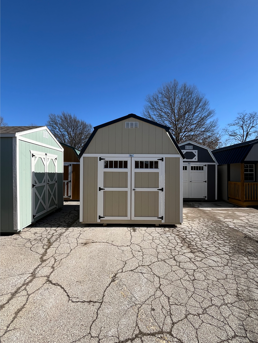 Thumbnail: 10x12 Side lofted shed for sale in Leavenworth Kansas.