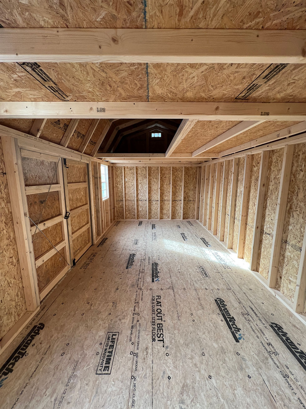 Thumbnail: 10x16 Side Lofted Barn Shed