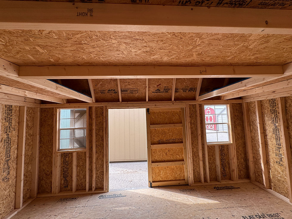 Thumbnail: amish built interior lofted barn