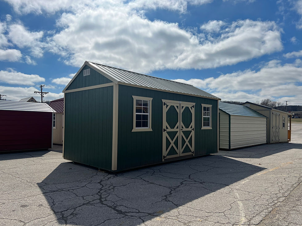 10x20 Side Lofted Utilty Shed The Shed House LLC