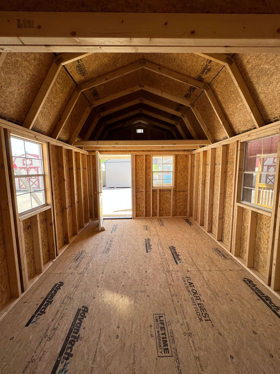 Thumbnail: 10x20 Lofted Shed with Porch