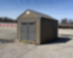 10x16 Lofted utility building for sale in Leavenworth Kansas.