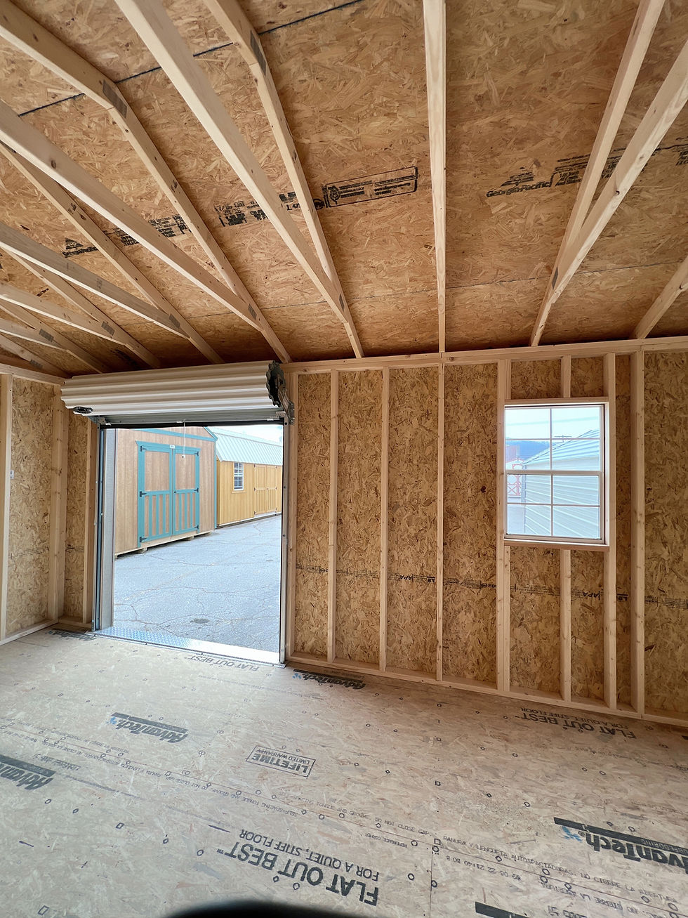 Thumbnail: Side interior view of the 6' roll up door